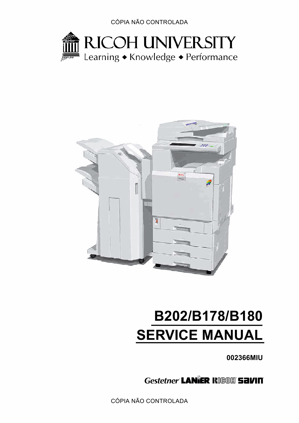RICOH Aficio 3228C 3235 3245 B202 B178 B180 Service Manual-1